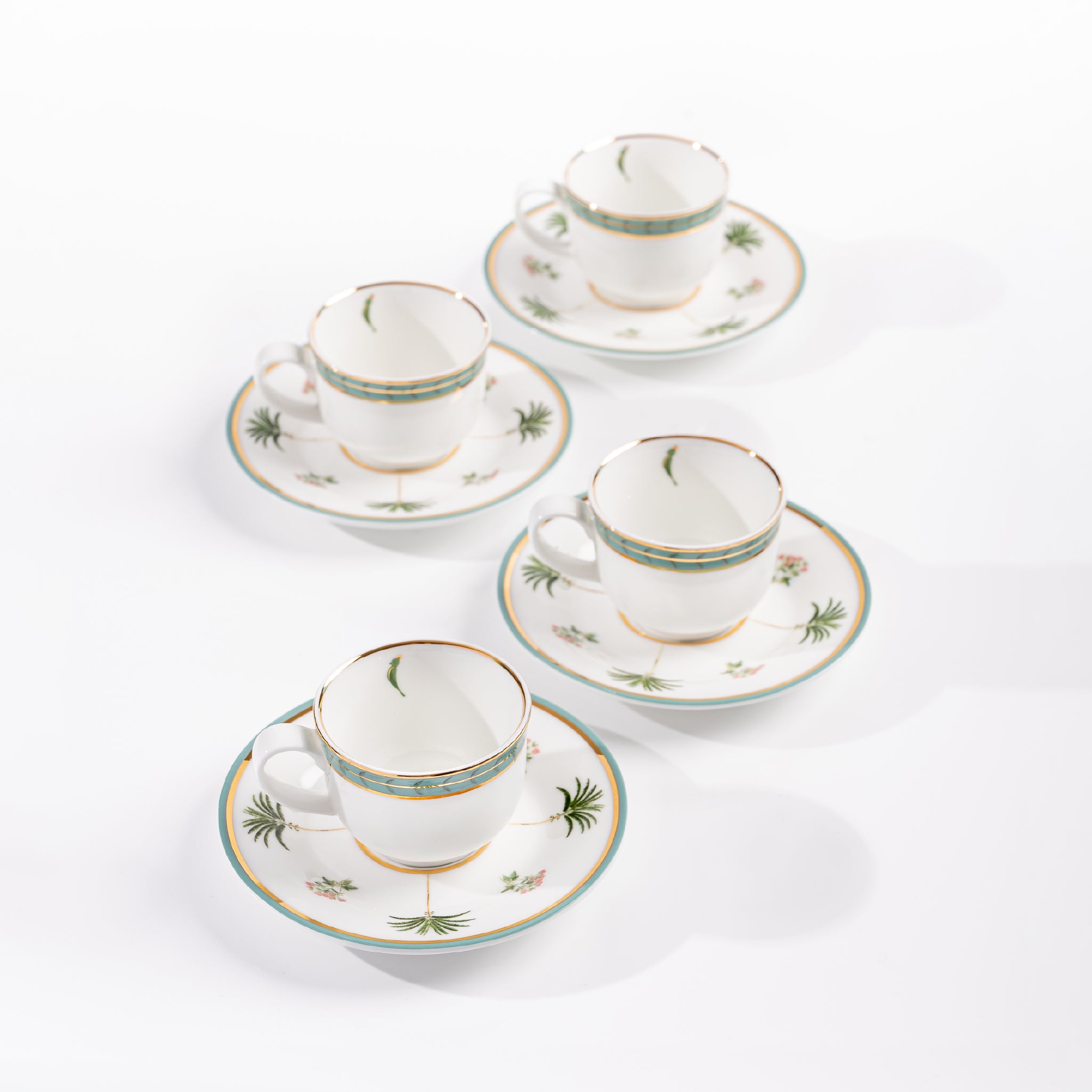 Nyara Expresso Cups and Saucers (Set Of 4)