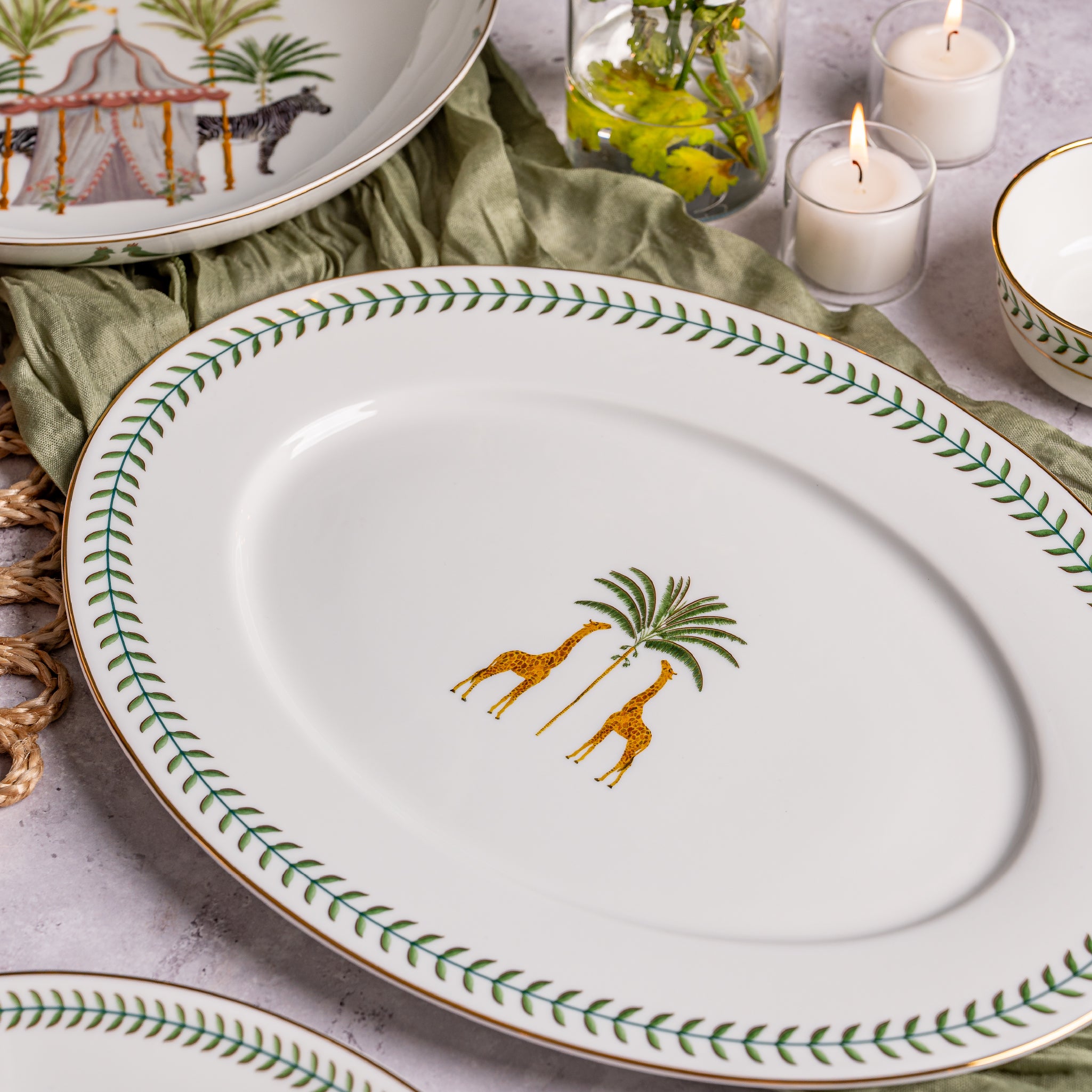 Nyara Grande Oval Platter (Set of 1)