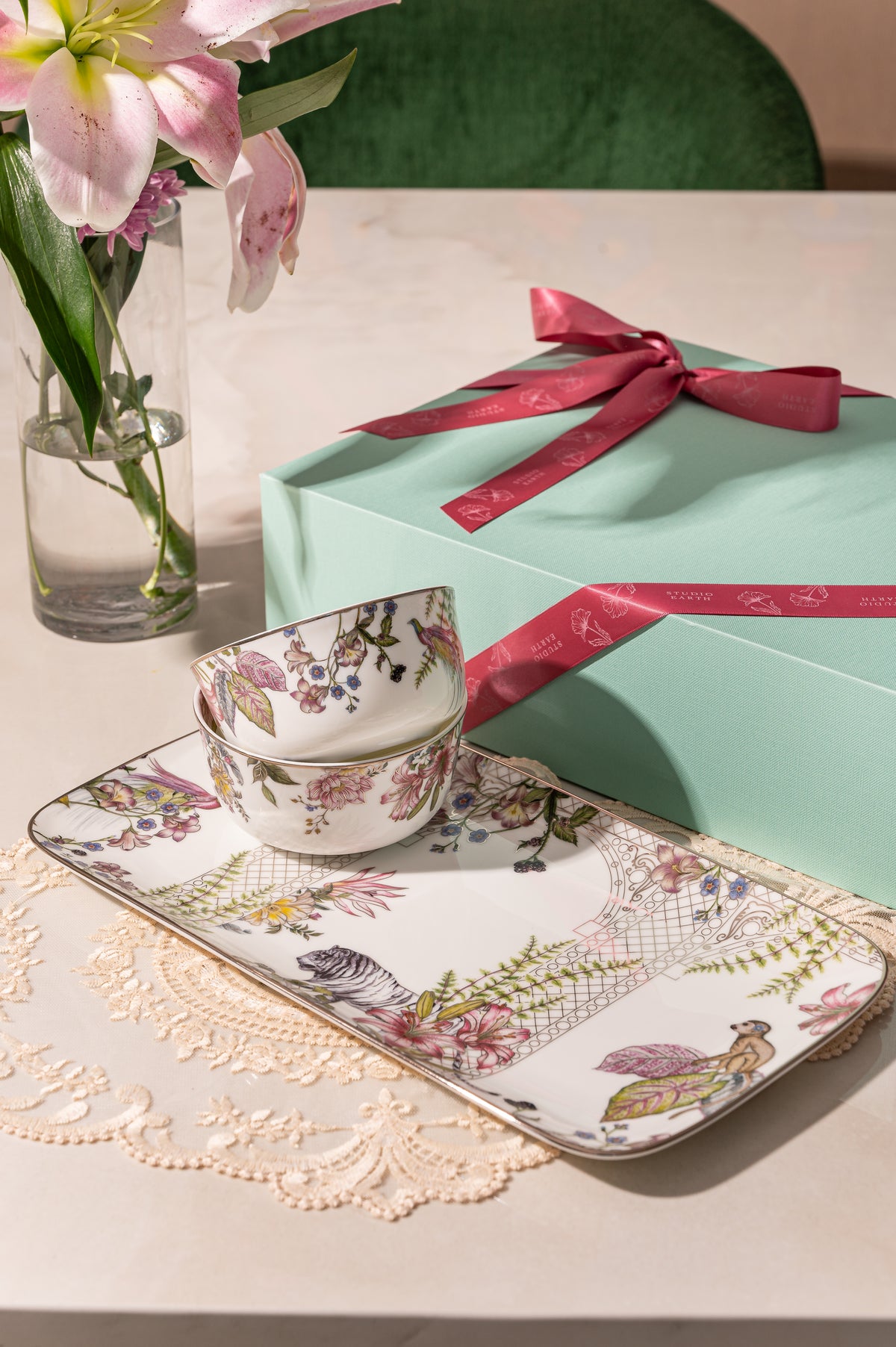 Shirovana Rectangular Platter (Set of 1)