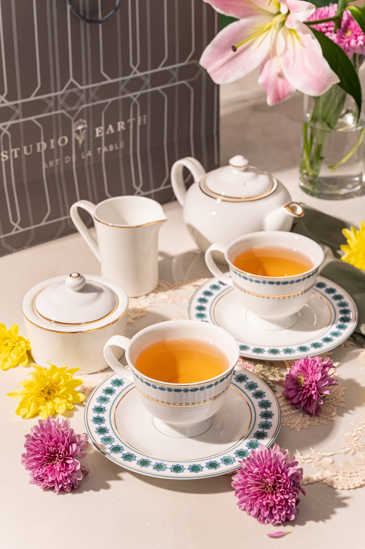 The Nilofer Ivory Tea Service