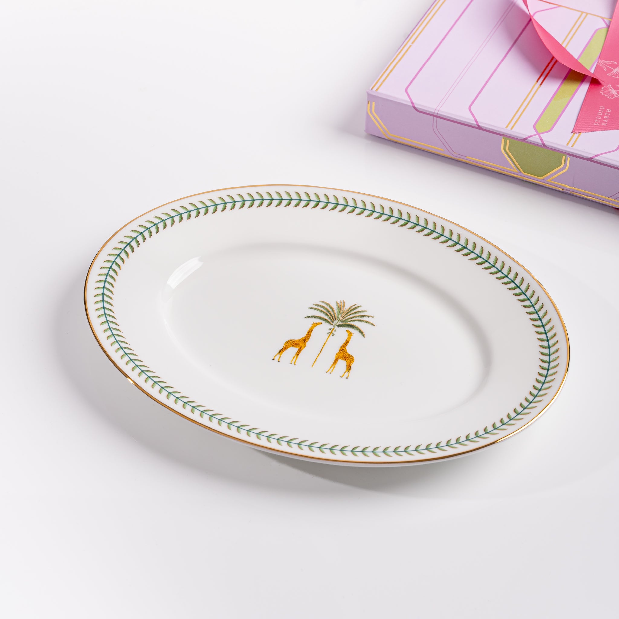 Nyara Small Oval Platter (Set of 1)