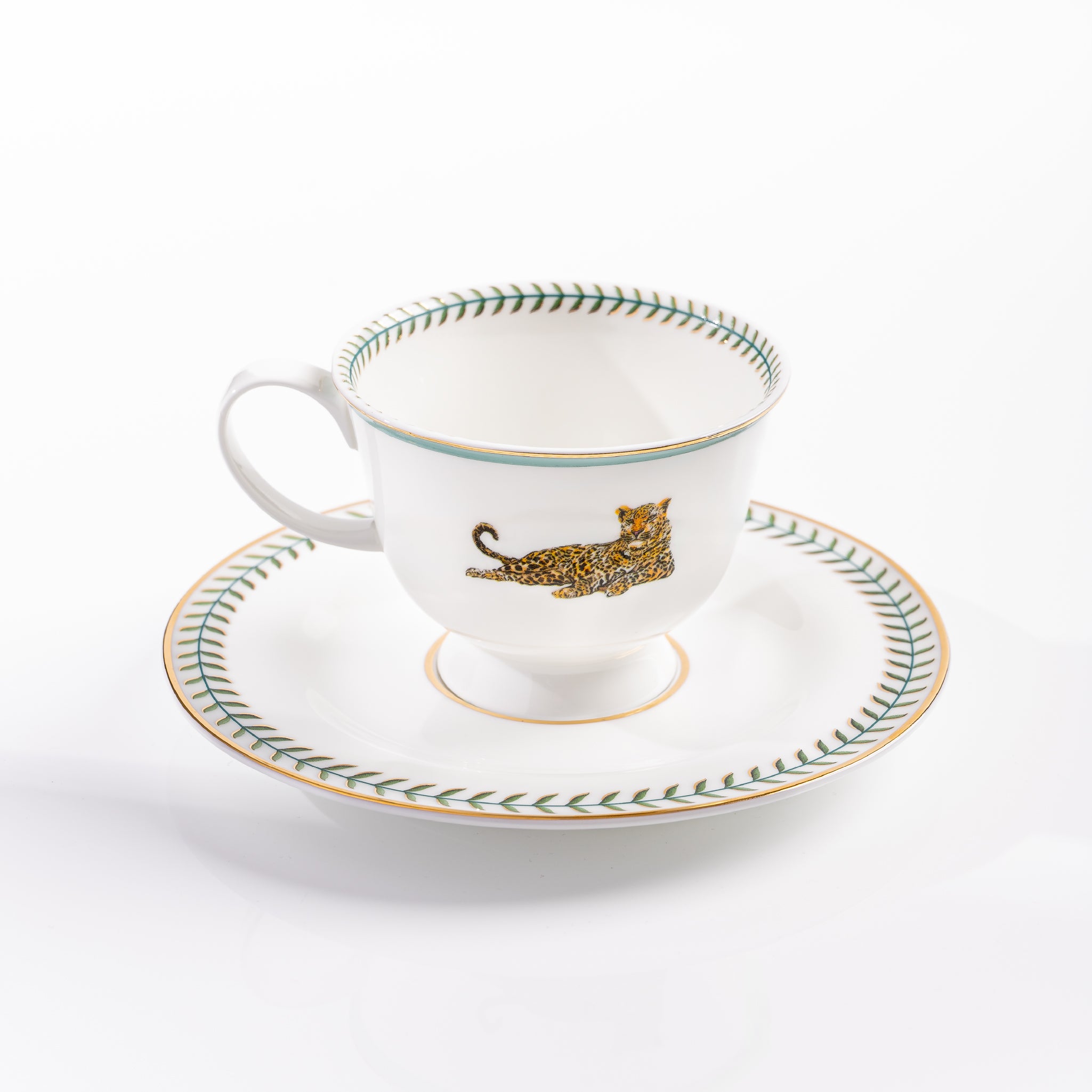 Nyara Tea Cups & Saucer (Set of 4)