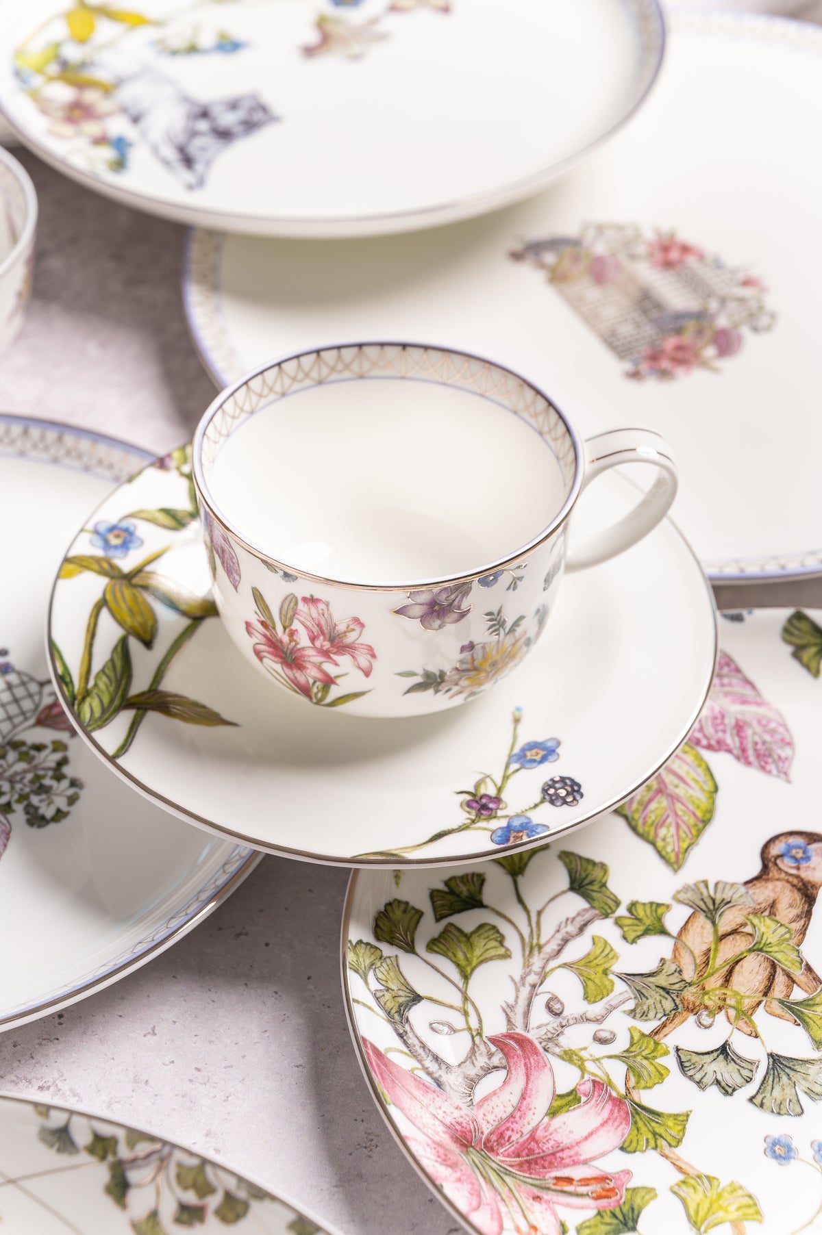 Shirovana Cappuccino Cups & Saucers (Set of 4)