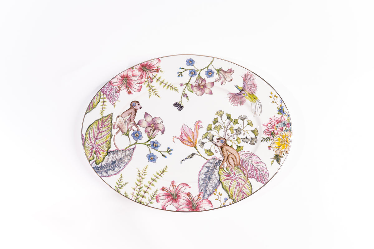 Shirovana Grande Oval Platter (Set of 1)